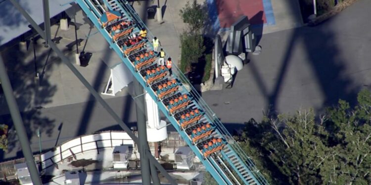 Hombre muere al caer de montaña rusa en Six Flags Over Georgia